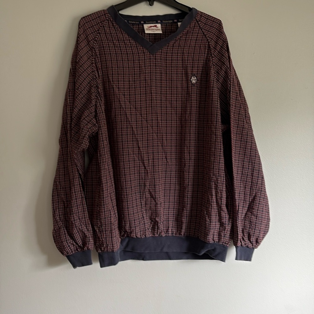 SLAZENGER PULLOVER, plaid, size XL